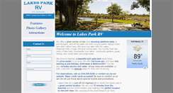 Desktop Screenshot of lakesparkrv.com